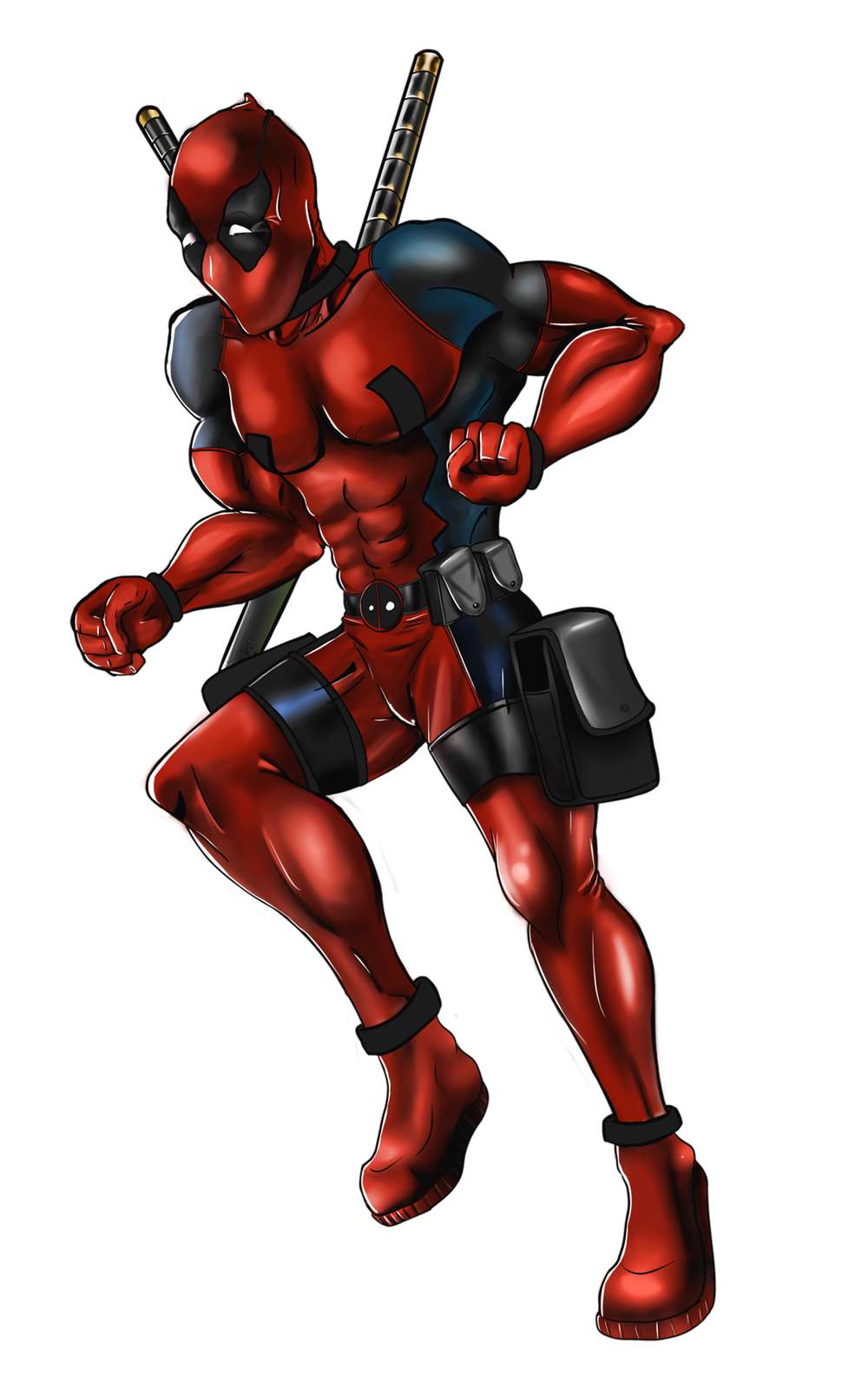 Super Herói Em Traje Vermelho E Preto Super Heróis Png Grátis Para Baixar