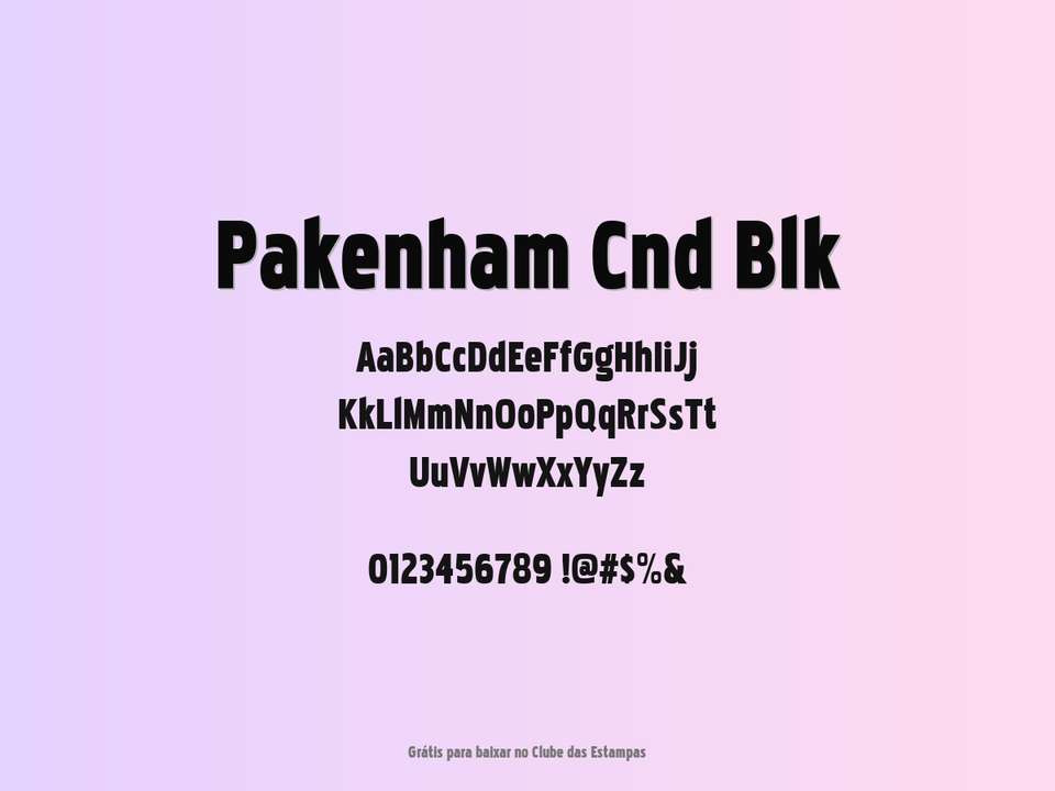 Fonte Pakenham Cnd Blk Grátis Para Baixar
