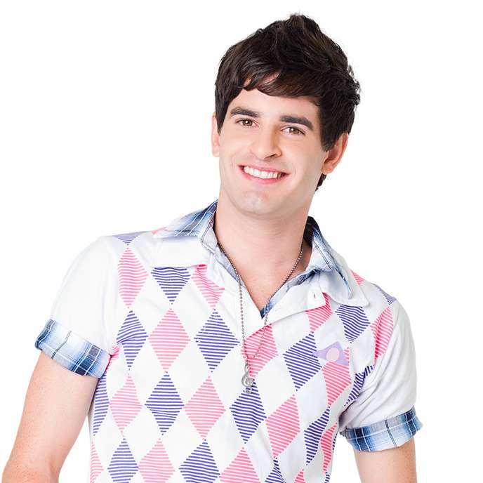 Retrato De Homem Jovem Polo Listrado Pessoas Png Grátis Para Baixar