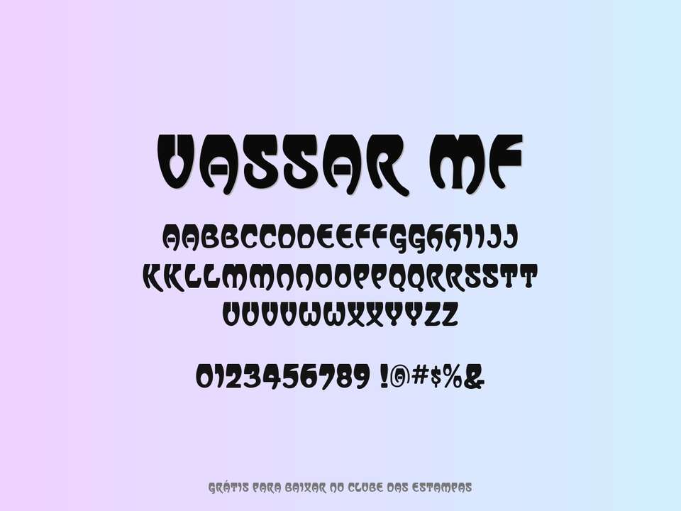 Fonte Vassar Mf Grátis Para Baixar