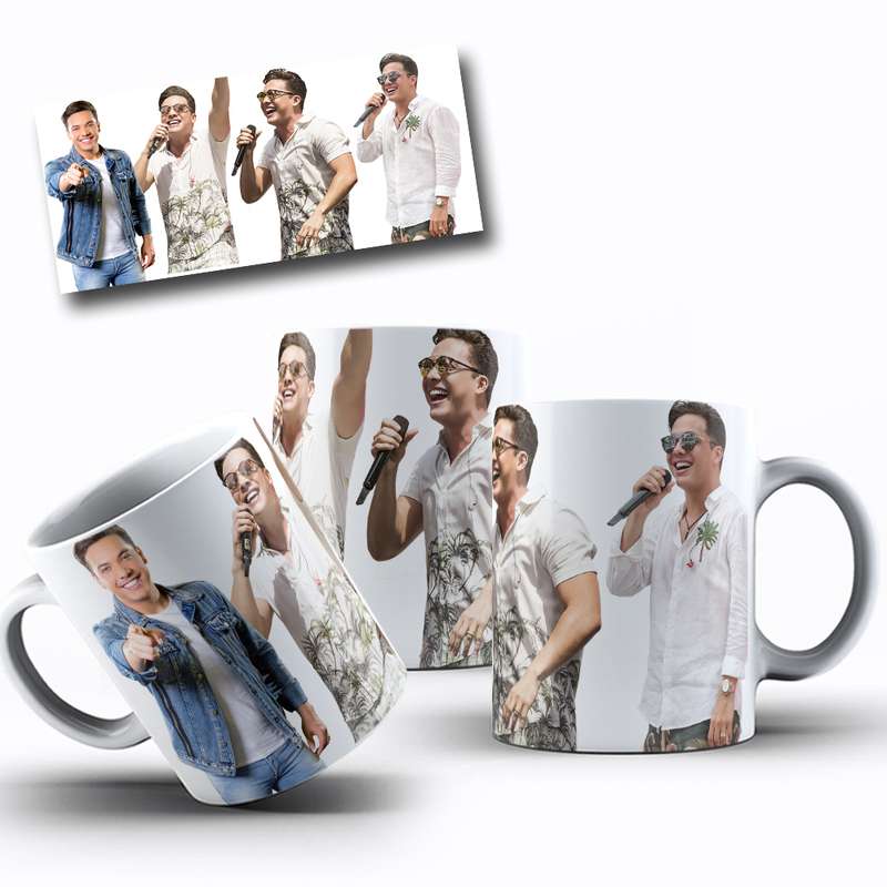 Arte Para Caneca Men Cantando Camisetas Estampadas 1