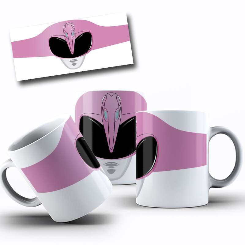 Arte Para Caneca Power Rangers Alien Mask Cartoon 15