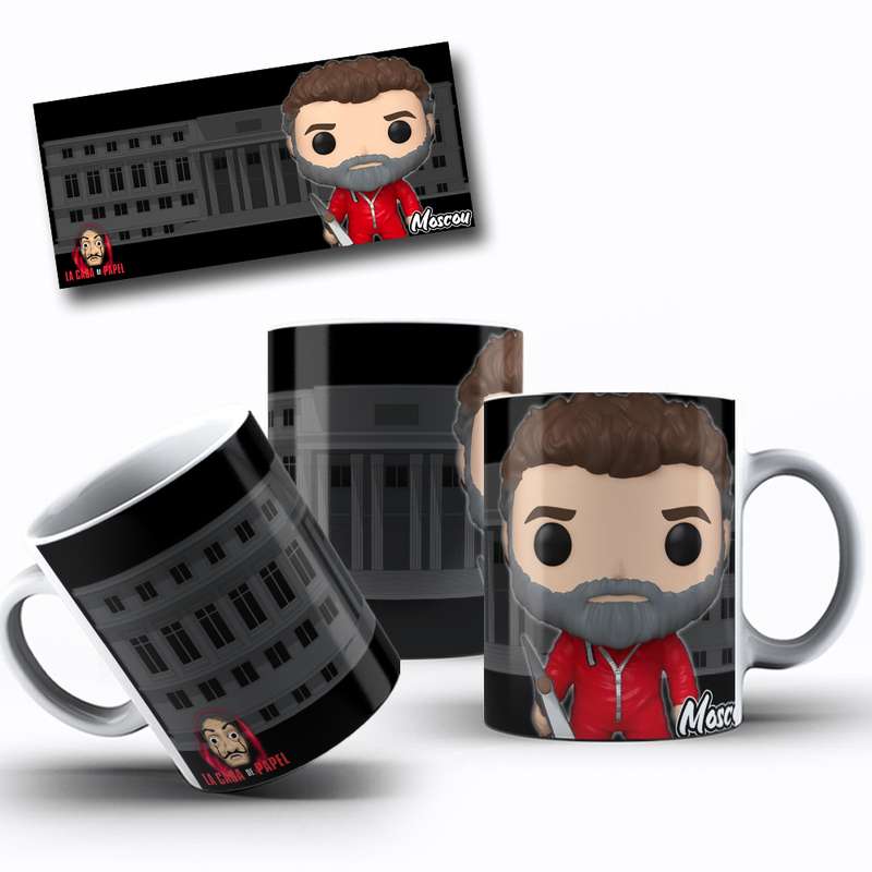 Arte Para Caneca Funko Pop La Casa De Papel Moscou 6