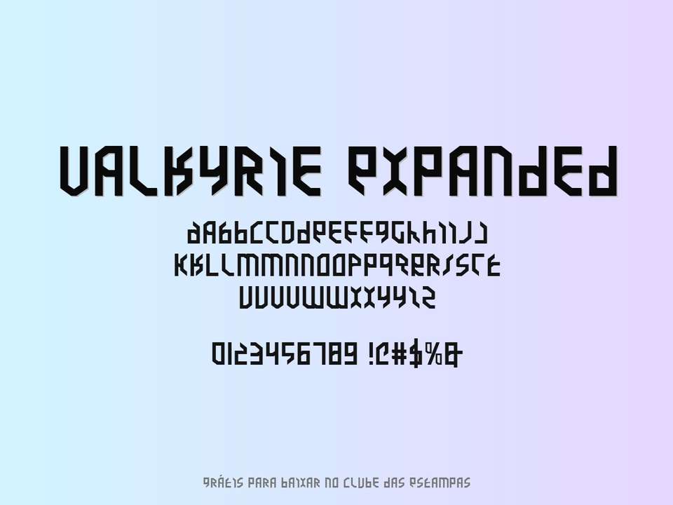 Fonte Valkyrie Expanded Grátis Para Baixar