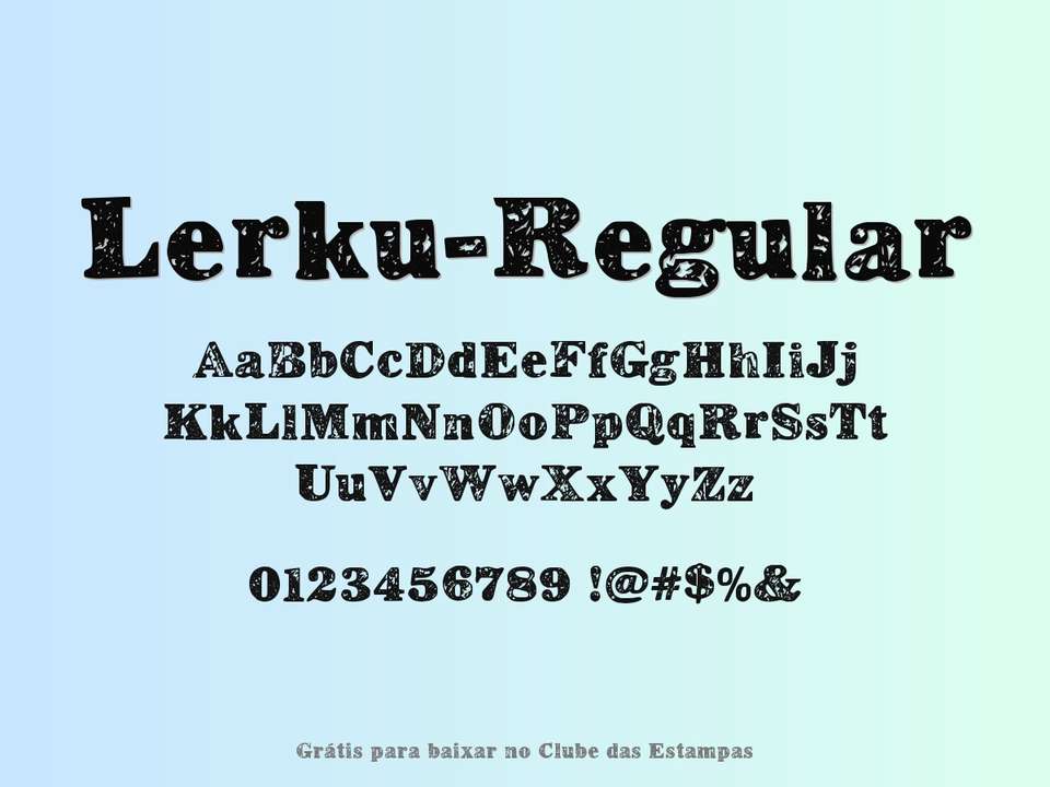 Fonte Lerku Regular Grátis Para Baixar