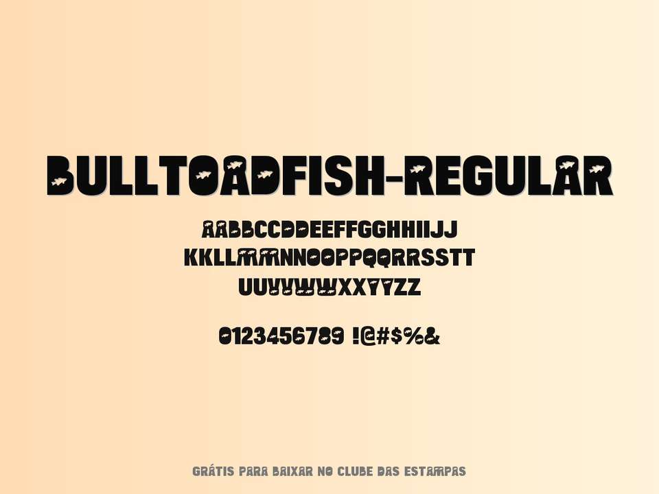 Fonte Bulltoadfish Regular Grátis Para Baixar