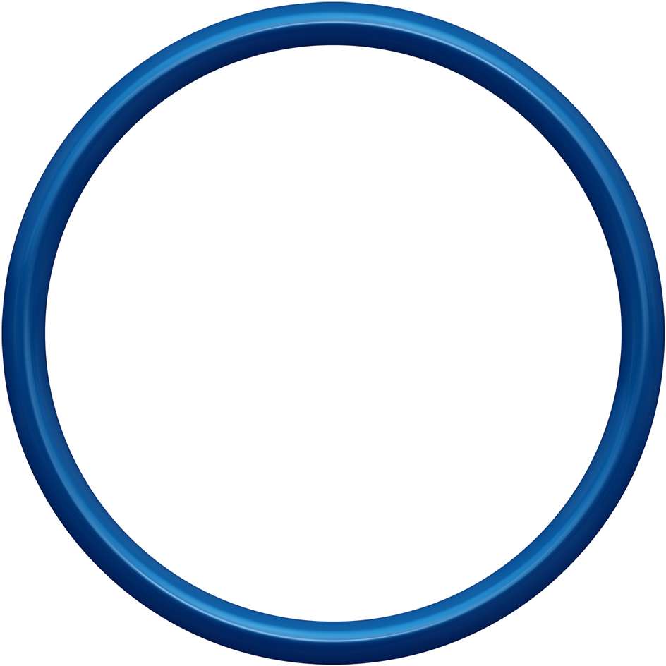 Moldura Circular Azul Escura Design Abstrato Png Grátis Para Baixar