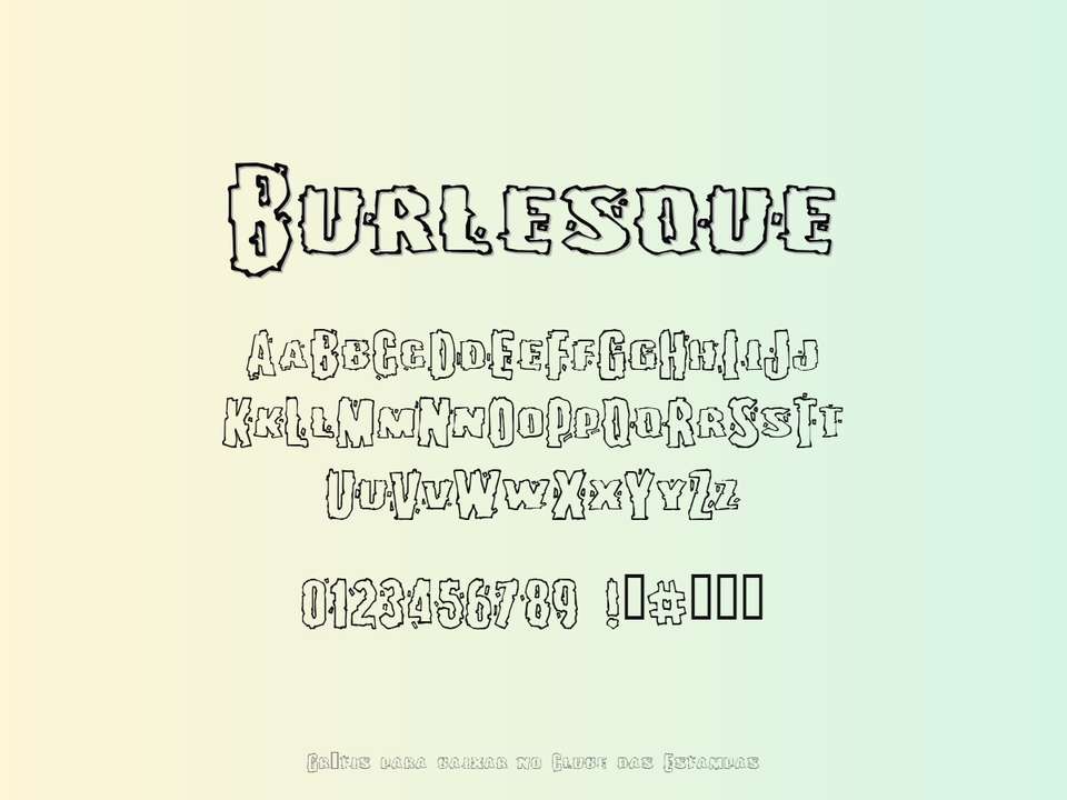 Fonte Burlesque Grátis Para Baixar