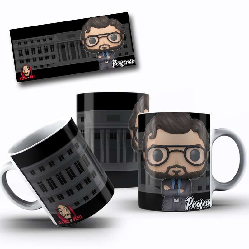 Arte Para Caneca La Casa De Papel Professor 9