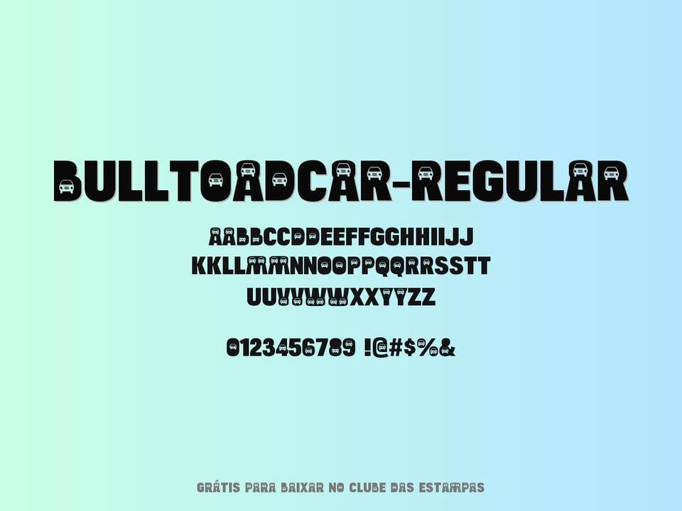 Fonte Bulltoadcar Regular Grátis Para Baixar
