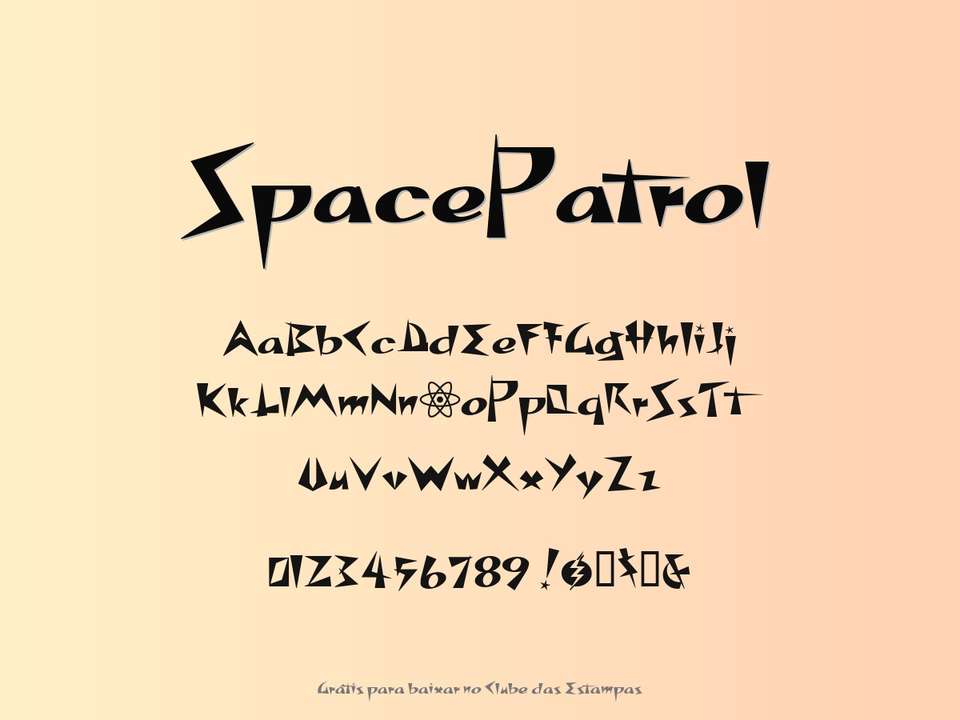 Fonte Spacepatrol Grátis Para Baixar