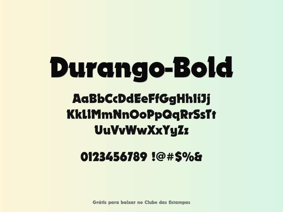 Fonte Durango Bold Grátis Para Baixar