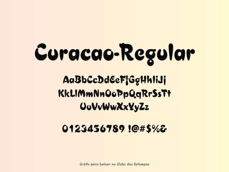 Fonte Curacao Regular Grátis Para Baixar
