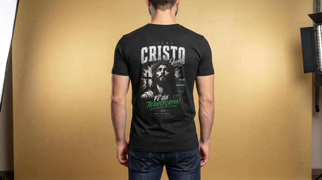 Arte Jesus Cristo É A Resposta Fé Transforma