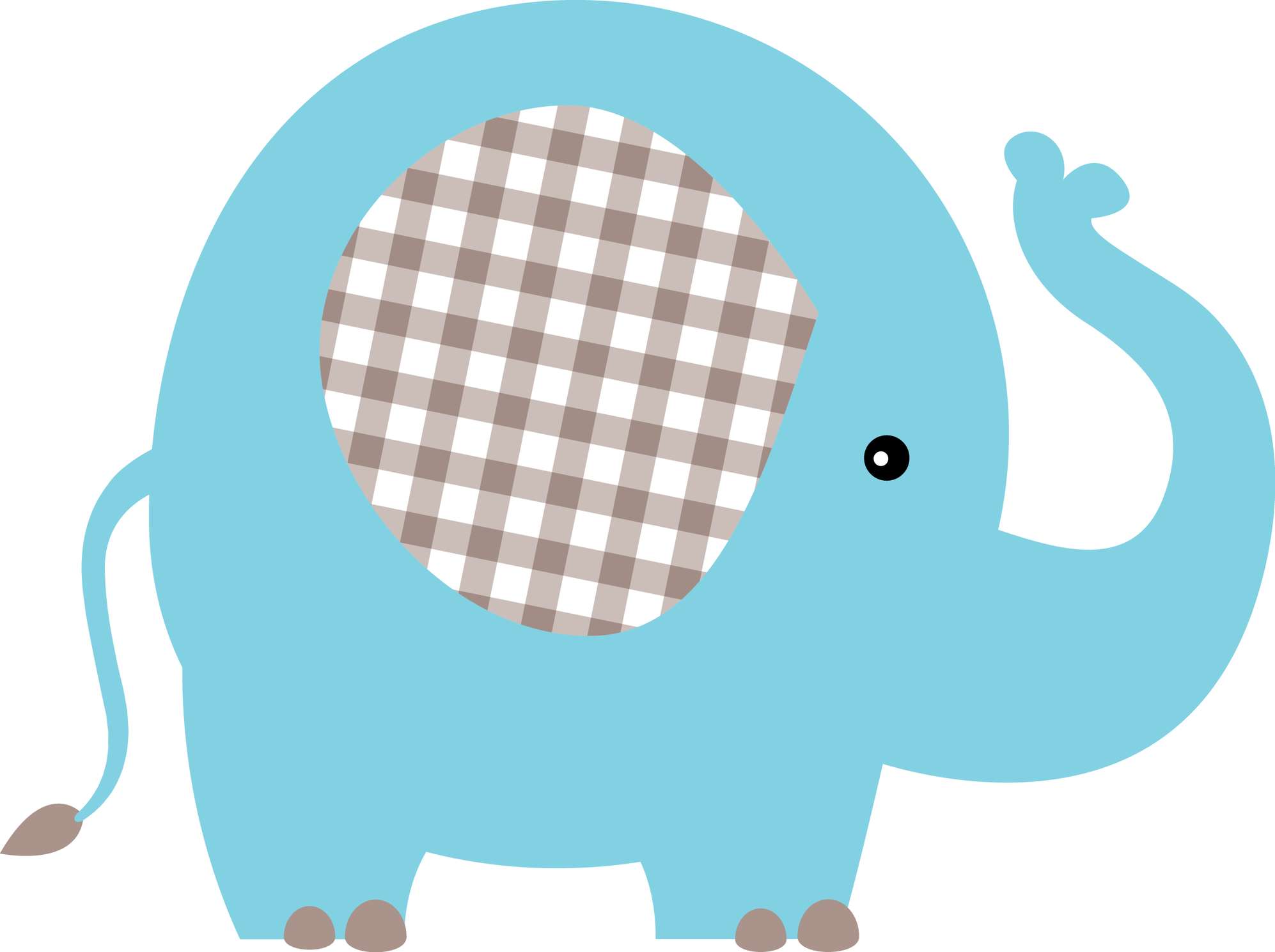 Elemento Elefante Cute Elefantinho Fofo Png (154)