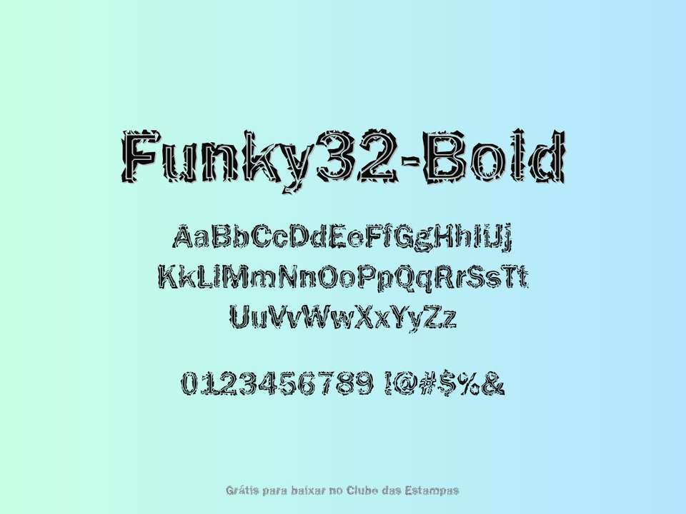 Fonte Funky32 Bold Grátis Para Baixar