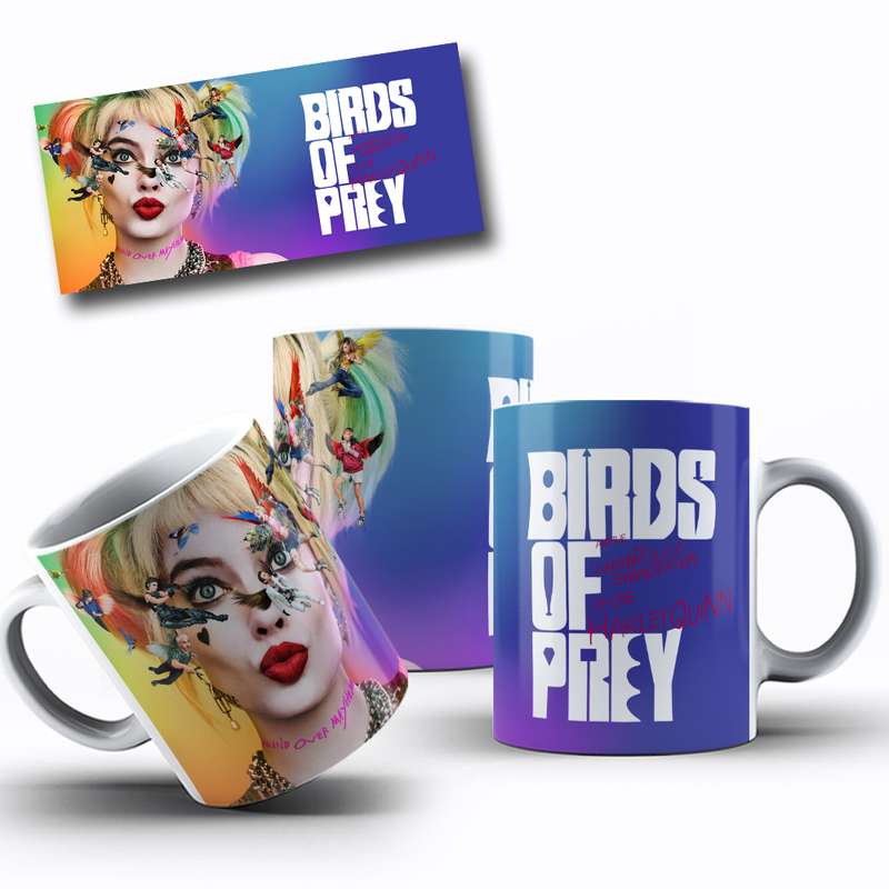 Arte Para Caneca Birds Of Prey Harley Quinn Cartoon 31
