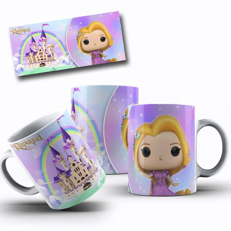 Arte Para Caneca Princesas Funko (10)