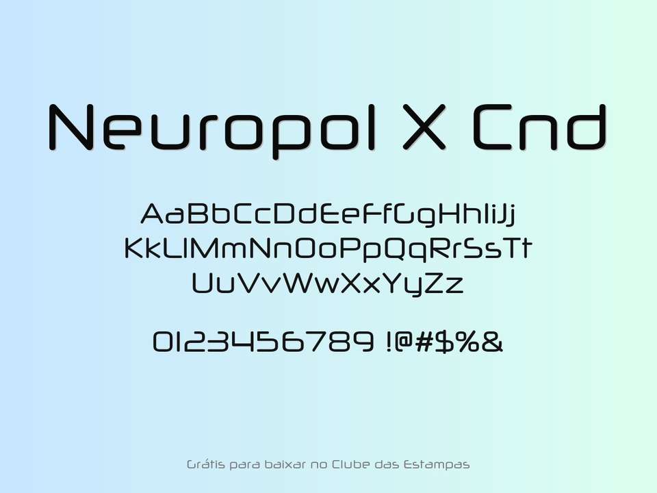 Fonte Neuropol X Cnd Grátis Para Baixar