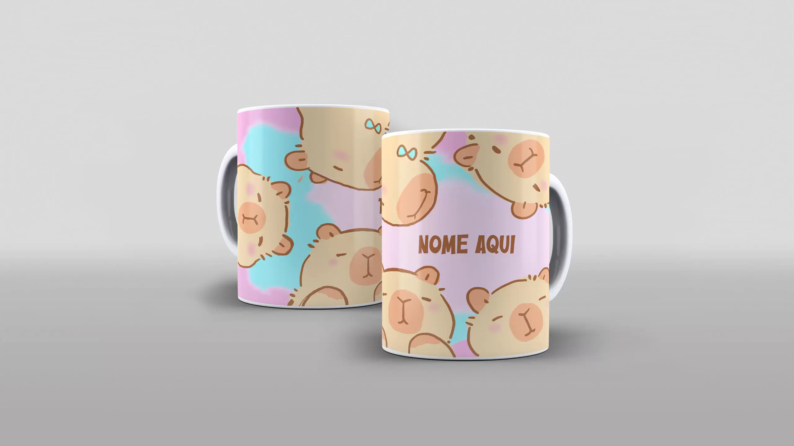 Arte Capivara tem café com nome para caneca