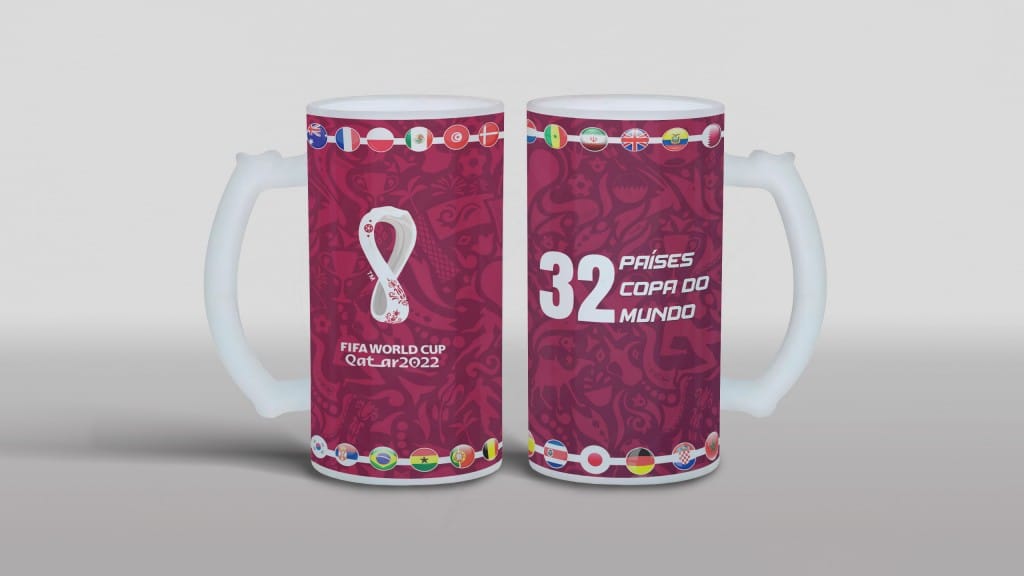 ARTE PARA CHOPE - 32 PAISES (COPA DO MUNDO)-35