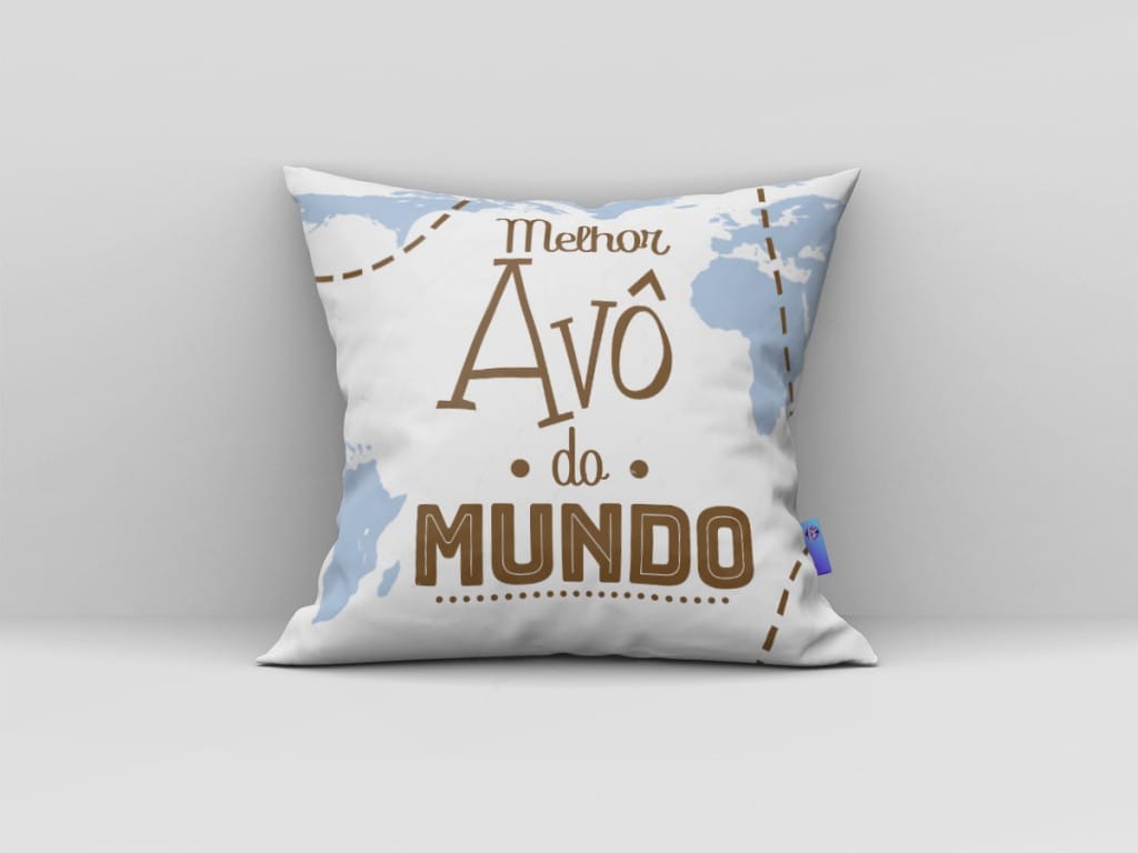 ARTE PARA ALMOFADA - MELHOR AVÔ DO MUNDO-127