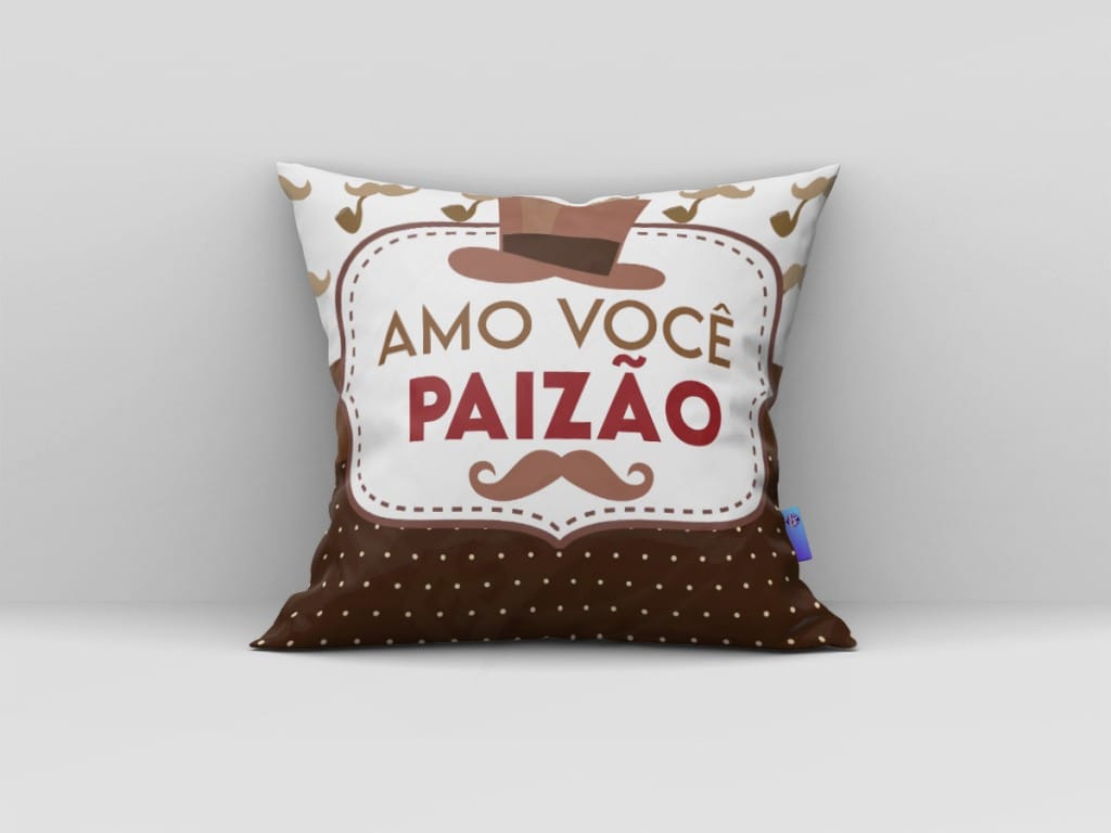 ARTE PARA ALMOFADA - AMO VOCÊ PAIZÃO-155