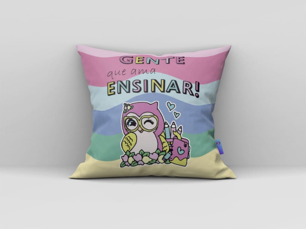 ARTE PARA ALMOFADA - GENTE QUE AMA ENSINAR-164