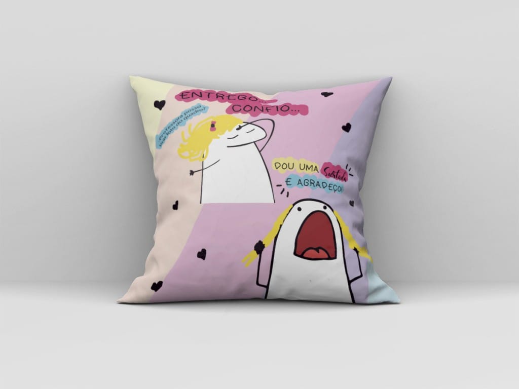 ARTE PARA ALMOFADA - ENTREGO... CONFIO-166