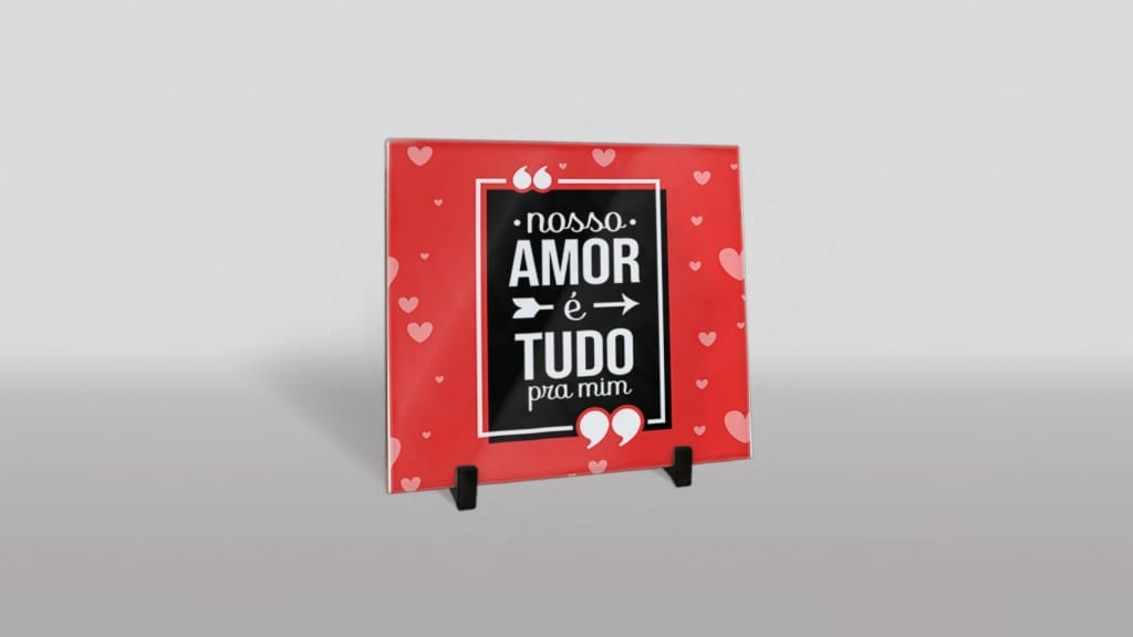 ARTE PARA AZULEJO NOSSO AMOR É TUDO PRA MIM-176