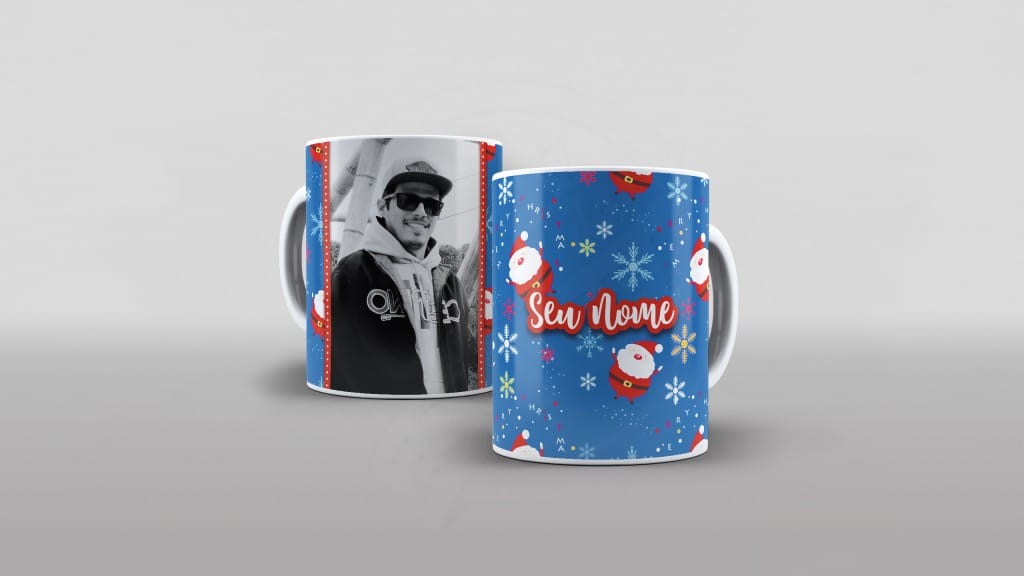 ARTE PARA CANECA NATAL COM NOME E FOTO-240