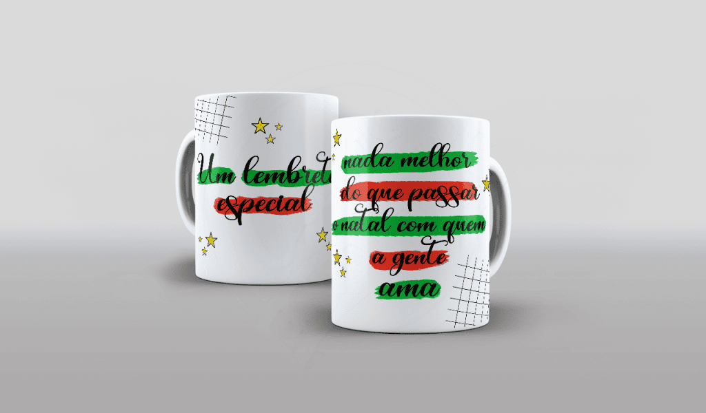 ARTE PARA CANECA NADA MELHOR DO QUE PASSAR O NATAL COM QUEM A GENTE AMA-249