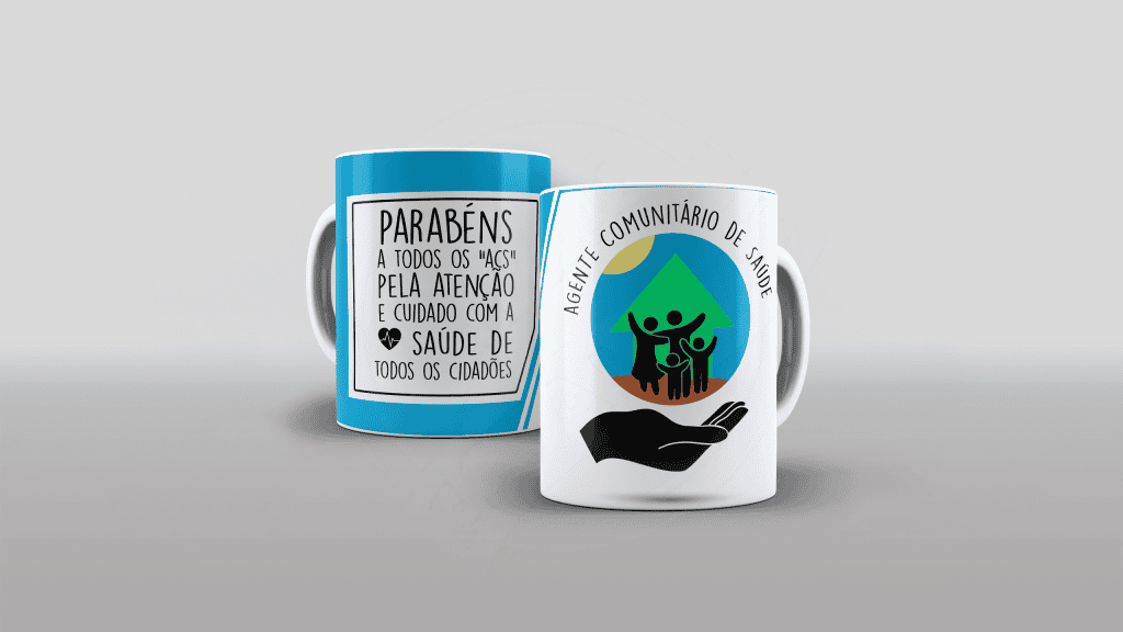 ARTE PARA CANECA AGENTE COMUNITÁRIO DE SAÚDE-313