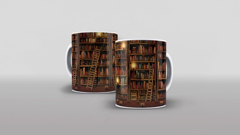 ARTE PARA CANECA BIBLIOTECARIA-318