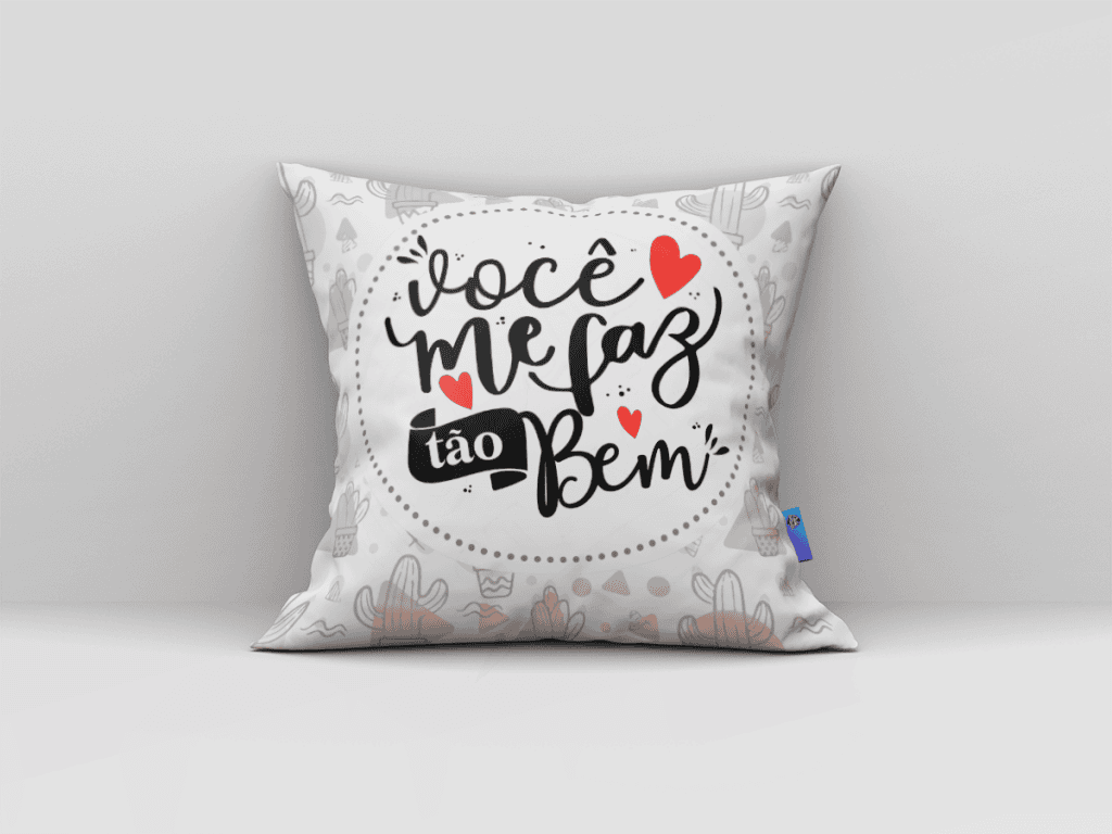 ARTE ALMOFADA - VOCÊ ME FAZ TÃO BEM-338