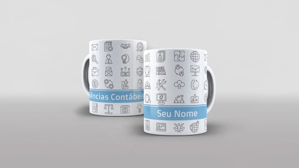 ARTE PARA CANECA CIÊNCIAS CONTABÉIS COM NOME-350