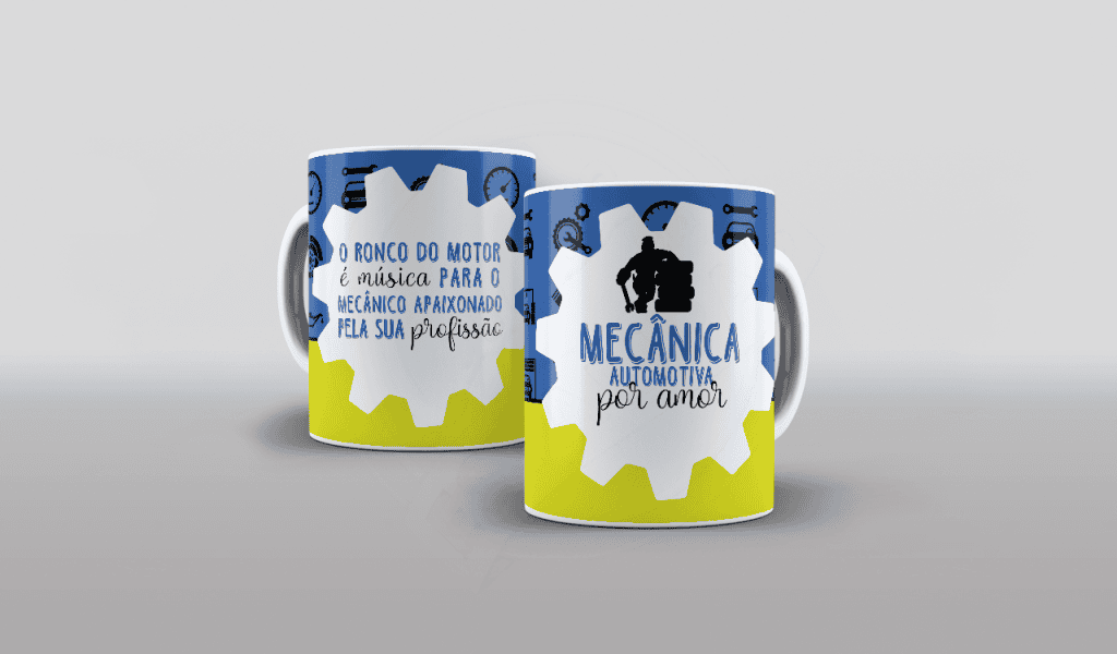 ARTE PARA CANECA O RONCO DO MOTOR É MUSICA PARA O MECÂNICO APAIXONADO PELA SUA PROFISSÂO-386
