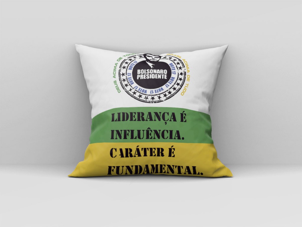 ARTE ALMOFADA - LIDERANÇA É INFLUÊNCIA-433