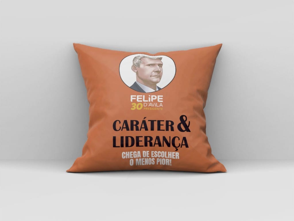 ARTE ALMOFADA - FELIPE D,AVILA (CARÁTER E LIDERANÇA)-438