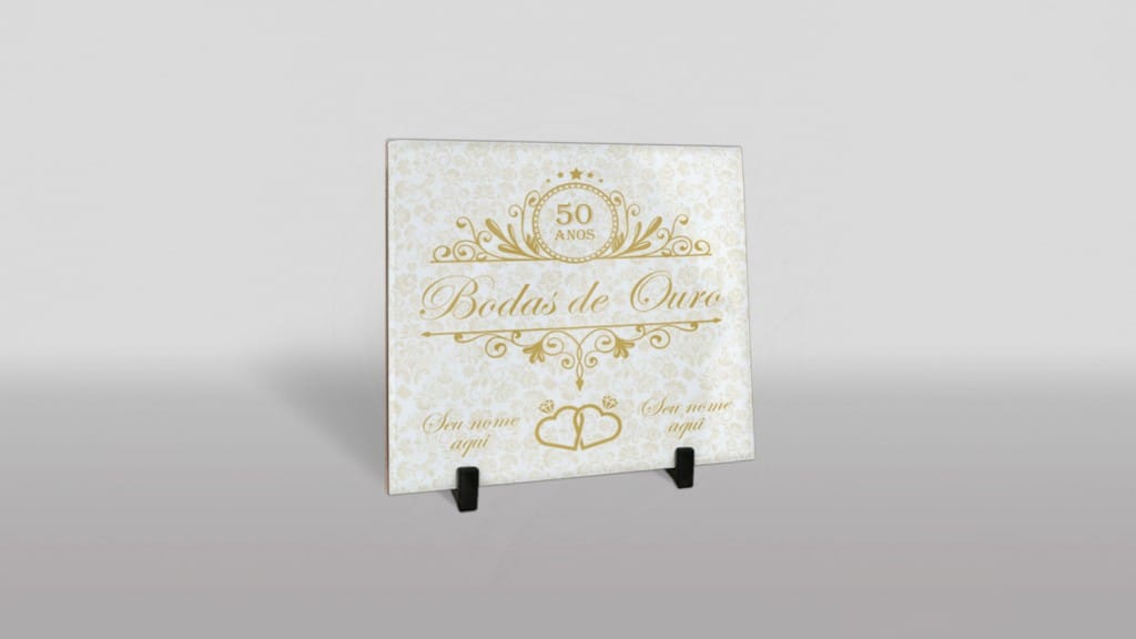 ARTE PARA AZULEJO BODAS DE OURO - 50 ANOS - ALIANÇA CORAÇÃO-483