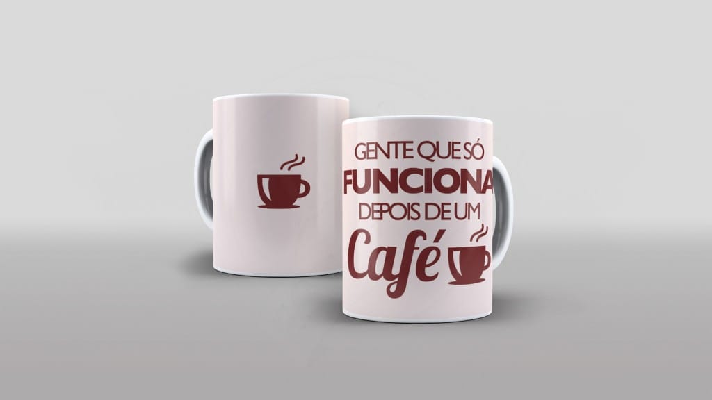 ARTE PARA CANECA GENTE QUE SÓ FUNCIONA DEPOIS DE UM CAFÉ-537