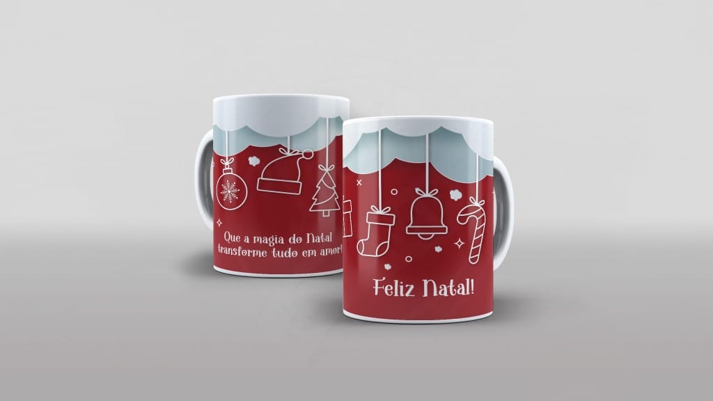 ARTE PARA CANECA - QUE A MAGIA DO NATAL-561
