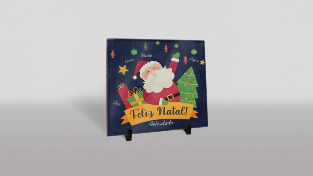 ARTE PARA AZULEJO - FELIZ NATAL - PAPAI NOEL - DESEJOS-685