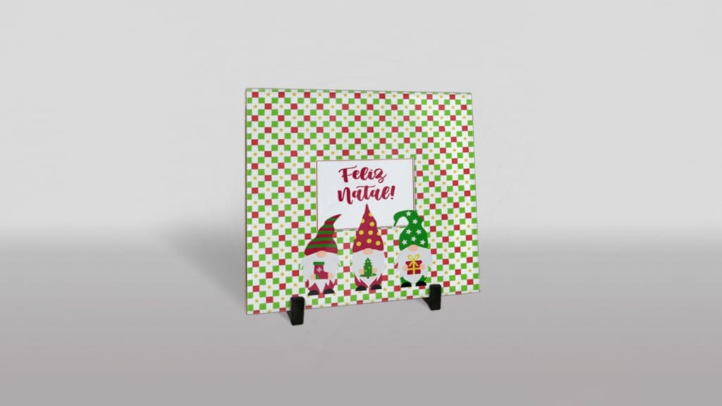 ARTE PARA AZULEJO - FELIZ NATAL - QUADRICULADO COM DUENDES-697
