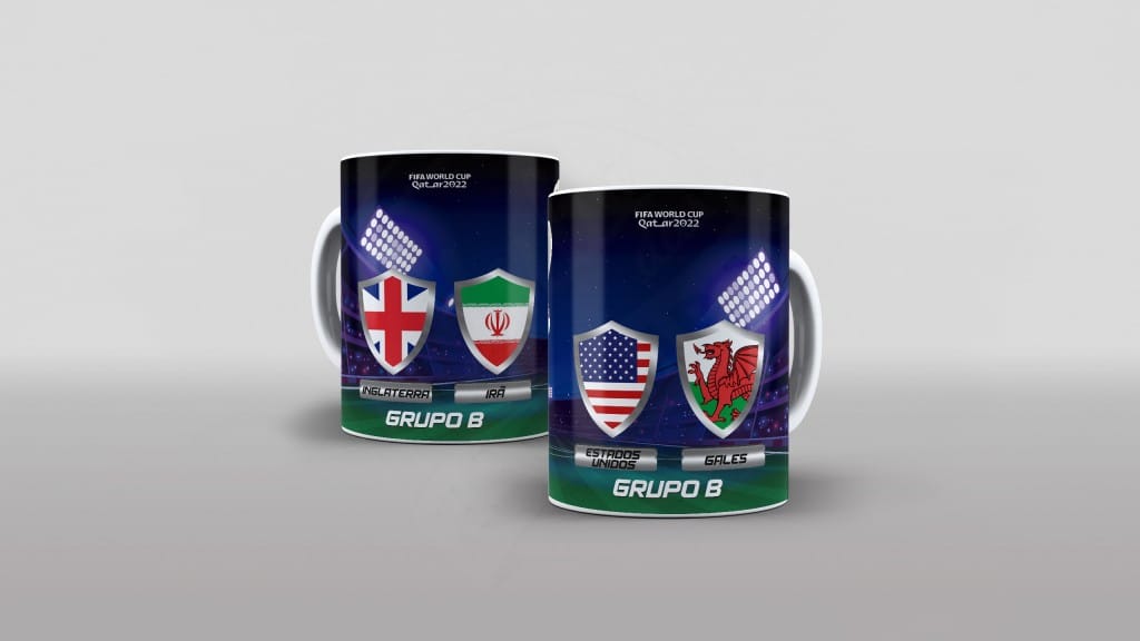 ARTE PARA CANECA GRUPO B FIFA WORLD CUP 2022-726