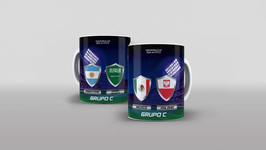 ARE PARA CANECA GRUPO C FIFA WORLD CUP 2022-728