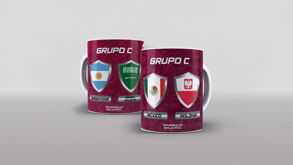 ARTE PARA CANECA GRUPO C FIFA WORLD CUP 2022-729