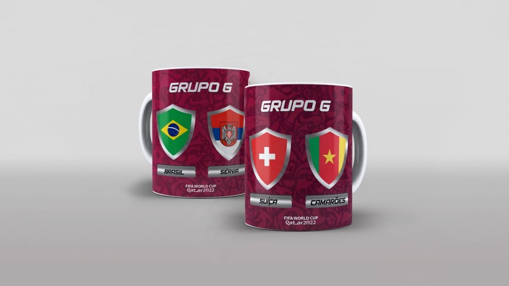 ARTE PARA CANECA GRUPO G FIFA WORLD CUP 2022-737