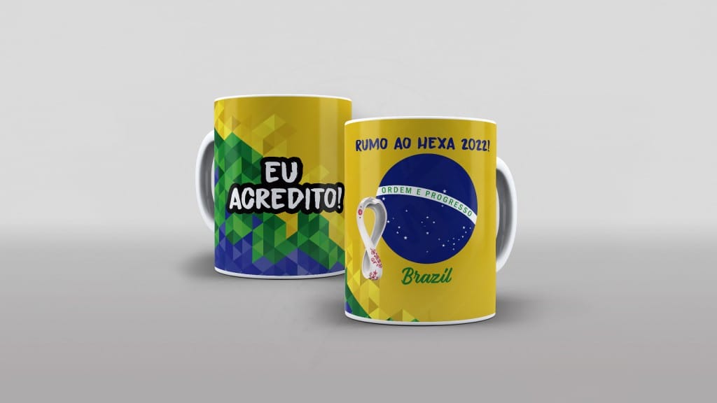 ARTE PARA CANECA RUMO AO HEXA 2022 !-743