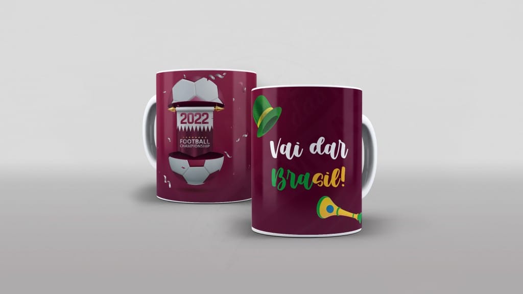 ARTE PARA CANECA VAI DAR BRASIL !-748